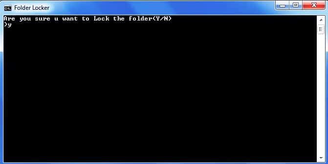 How to lock a folder in windows 10