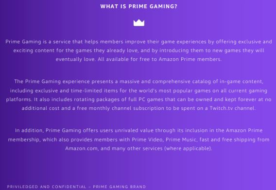 Amazon is Rebranding Twitch Prime to Prime Gaming