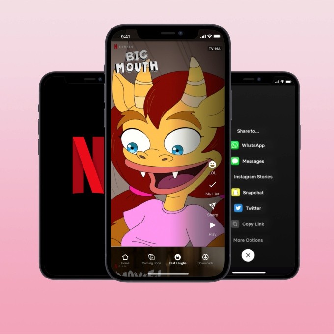 Netflix creates 'Fast Laughs', a TikTok clone to Fast Laughs 