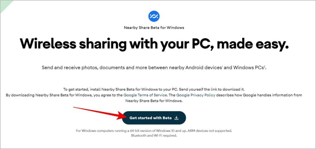 How to Setup Nearby Share on Windows